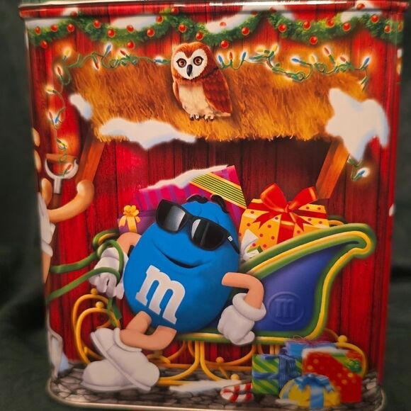 M&Ms Christmas Village‎ Series reindeer farm #16 Limited Edition canister 2003 - Picture 6 of 9